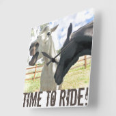 Reitzeit Reitpferde Uhr (Winkel)