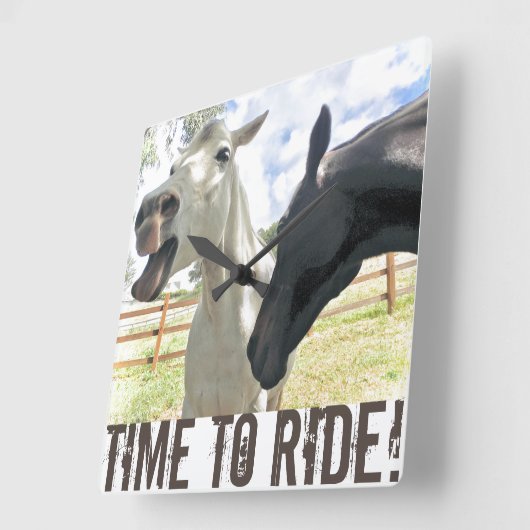 Reitzeit Reitpferde Uhr (Winkel)