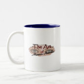 "ReitZuhause " Zweifarbige Tasse (Links)