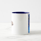 "ReitZuhause " Zweifarbige Tasse (Mittel)