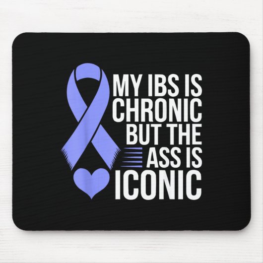 Reizdarmsyndrom-Bewusstseinsmonat Mousepad (Vorne)
