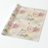 Reizend Aquarell-Weihnachtskuh Geschenkpapier (Ungerollt)