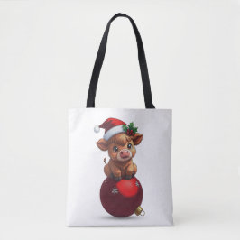 reizend Babys Hochlandkuh sitzend Tasche