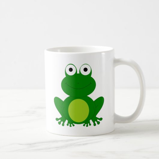Reizend Cartoonfrosch Kaffeetasse (Rechts)
