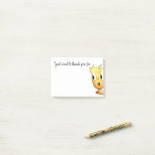 Reizend "danke" Post-Itanmerkungen Post-it Klebezettel (Auf Schreibtisch)