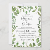 Reizend Garten-Hochzeits-Einladung Einladung (Vorderseite)