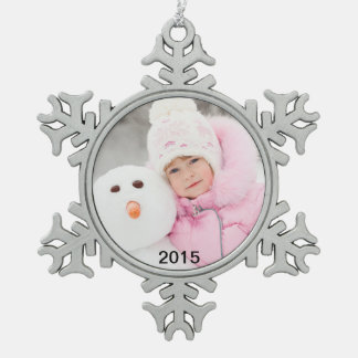 Reizend Jahr-Zinn-Feiertags-Verzierung des Schneeflocken Zinn-Ornament