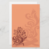 Reizend kupfernes Feuer-Briefpapier Briefpapier (Vorne/Hinten)