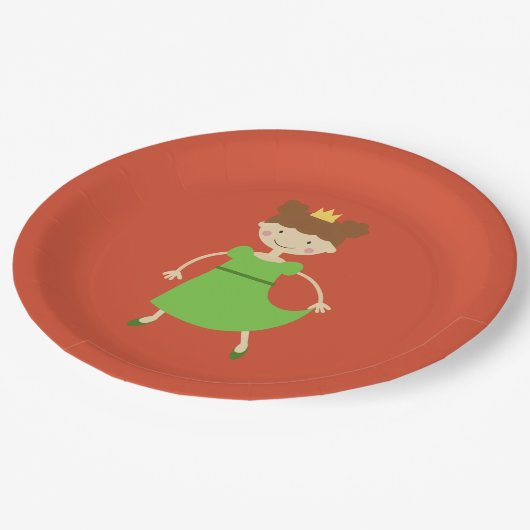 Reizend Prinzessin Pappteller (Schrägansicht)