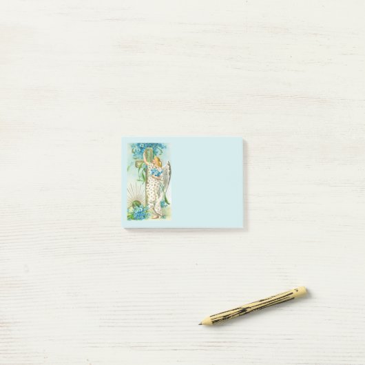 Reizend vergessen Sie mich nicht Engel Post-it Klebezettel (Auf Schreibtisch)