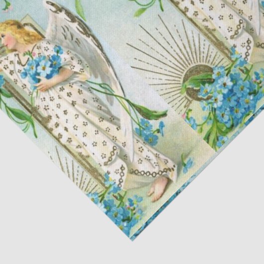 Reizend vergessen Sie mich nicht Engel Seidenpapier (Ausschnitt)