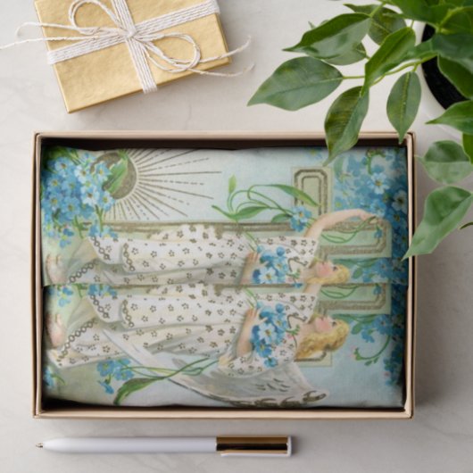 Reizend vergessen Sie mich nicht Engel Seidenpapier (Geschenk)