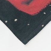 Reizend Vintager Weihnachtsmann Fleecedecke (Ecke)