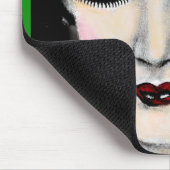 reizende Augen Mousepad (Ecke)