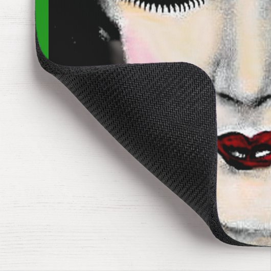 reizende Augen Mousepad (Ecke)