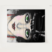 reizende Augen Wandteppich (Vorderseite (Horizontal))