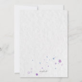 Reizende Ballerina-Einladung Einladung (Rückseite)