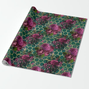 Reizende Bienen-Serie Design 8 Geschenkpapier