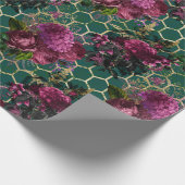 Reizende Bienen-Serie Design 8 Geschenkpapier (Ecke)