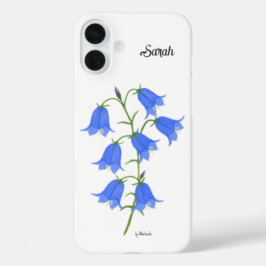 Reizende Blauglocken Case-Mate iPhone Hülle (Rückseite)