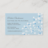 Reizende Blumenmama-Karte Telefonnummerkarte (Rückseite)