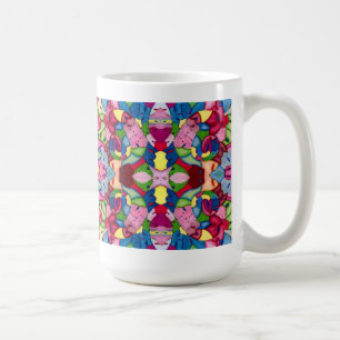 Reizende Blumenstrauß-Tasse Kaffeetasse