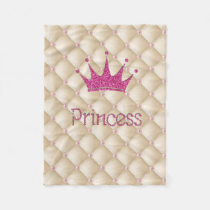 Reizende Chic Perlen, Tiara, Prinzessin, Glitzernd Fleecedecke