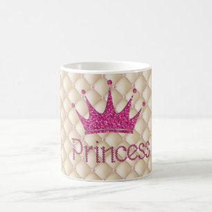 Reizende Chic Perlen, Tiara, Prinzessin, Glitzernd Kaffeetasse