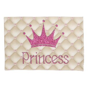 Reizende Chic Perlen, Tiara, Prinzessin, Glitzernd Kissenbezug