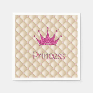 Reizende Chic Perlen, Tiara, Prinzessin, Glitzernd Serviette