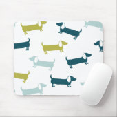 Reizende Dackeln in den großen Farben Mousepad (Mit Mouse)