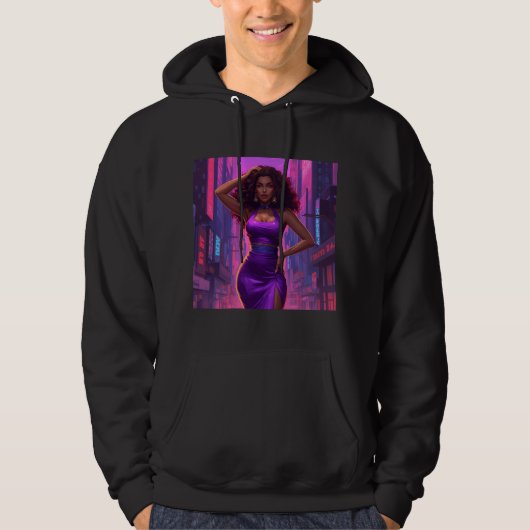 Reizende Dame Hoodie (Vorderseite)