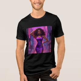 Reizende Dame Tri-Blend Shirt