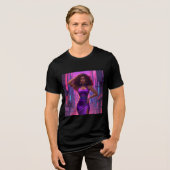 Reizende Dame Tri-Blend Shirt (Vorderseite voll)