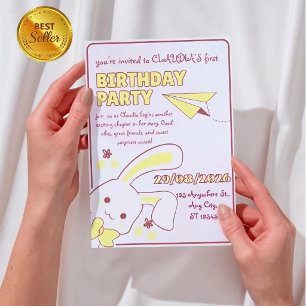 Reizende Einladung zum 1. Geburtstag für Mädchen