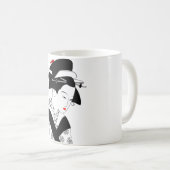 Reizende elegante Geisha-Klassiker-Tasse Kaffeetasse (VorderseiteRechts)