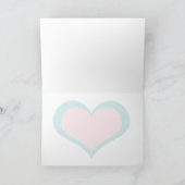 Reizende Erdbeerpaar-Gruß-Karte Karte (Innenseite)