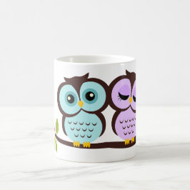 Reizende Eulen Kaffeetasse