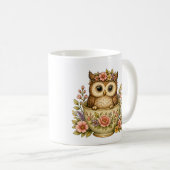 Reizende Eulen-Kaffeetasse Kaffeetasse (VorderseiteRechts)