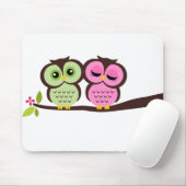 Reizende Eulen Mousepad (Mit Mouse)