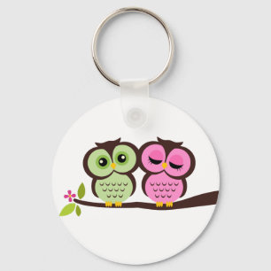 Reizende Eulen Schlüsselanhänger