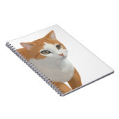 Reizende Ginger-Katzen-Kunst Notizblock (Rechte Seite)