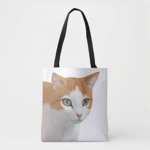 Reizende Ginger-Katzen-Kunst Tasche