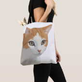 Reizende Ginger-Katzen-Kunst Tasche (Von Nahem)