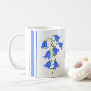 Reizende Glockenblumen-Klassiktasse mit Text Kaffeetasse