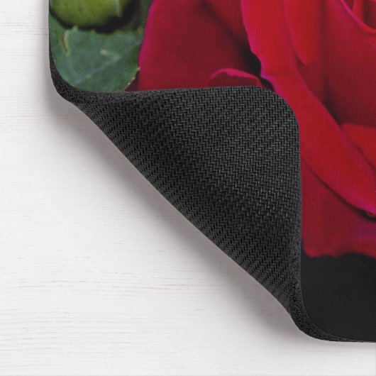 Reizende hybride Tee-Rose 'Chrysler Imperial Mousepad (Ecke)