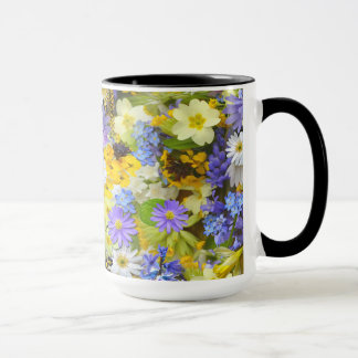 Reizende Kaffee-Tasse im Frühlings-Blumen-Entwurf Tasse