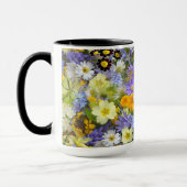 Reizende Kaffee-Tasse im Frühlings-Blumen-Entwurf Tasse (Links)