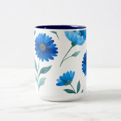 Reizende Kaffeetasse mit Blumenmuster (Mittel)