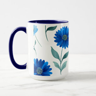 Reizende Kaffeetasse mit Blumenmuster